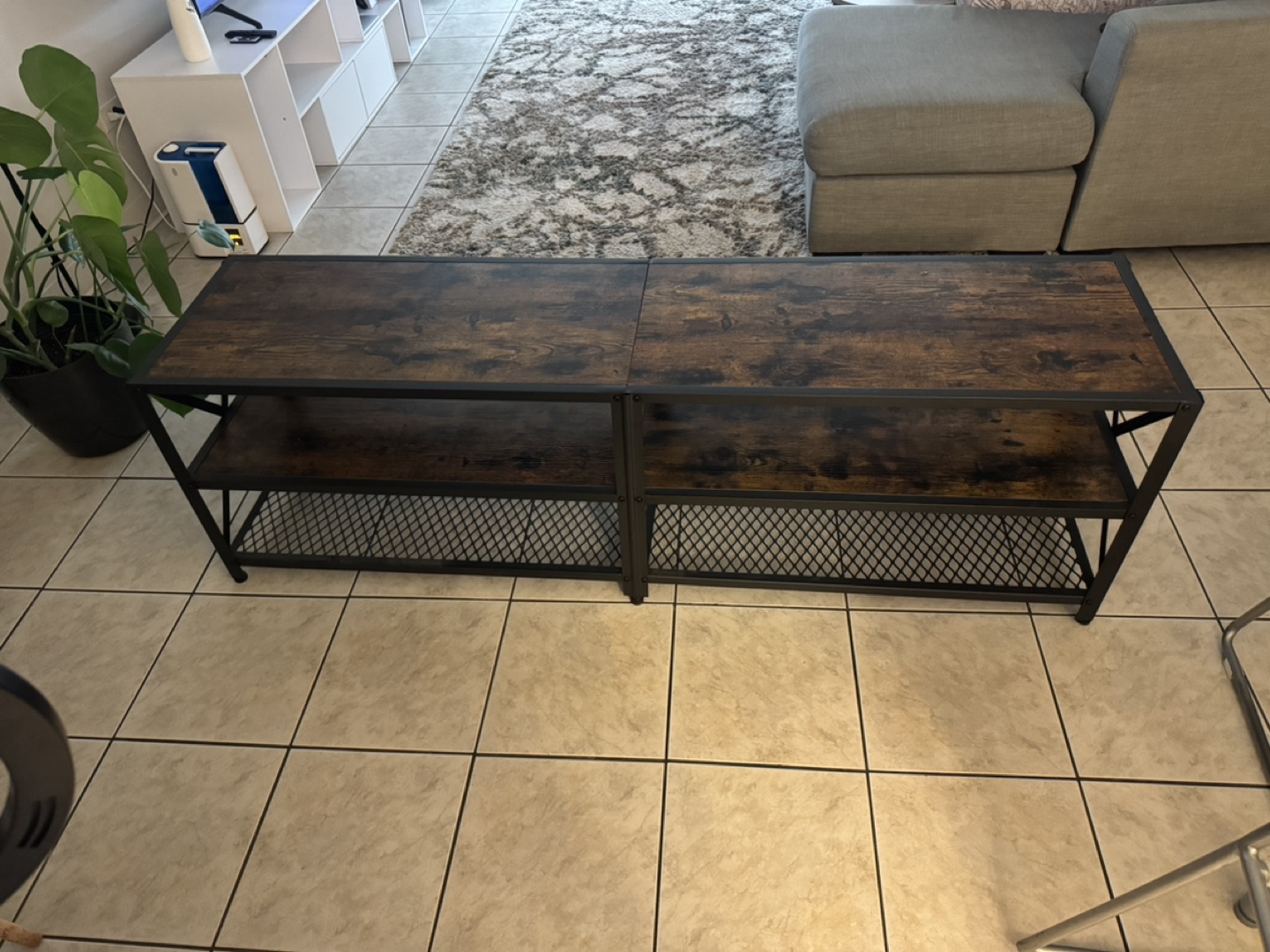 Rustic Brown TV Stand - photo 3