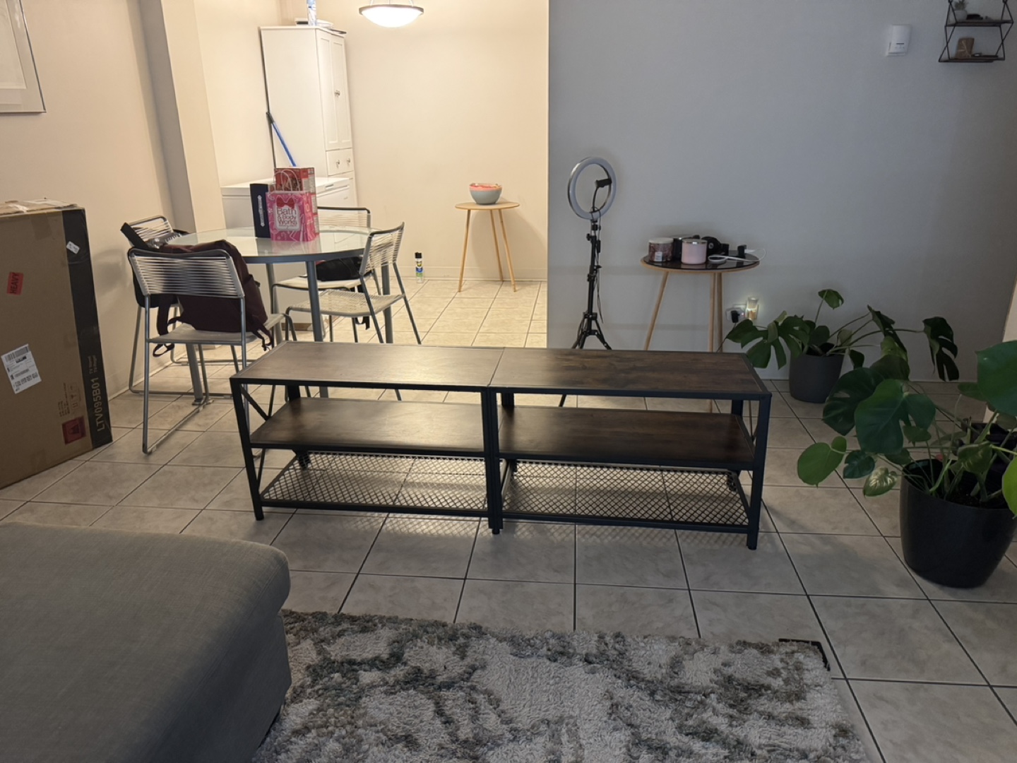 Rustic Brown TV Stand