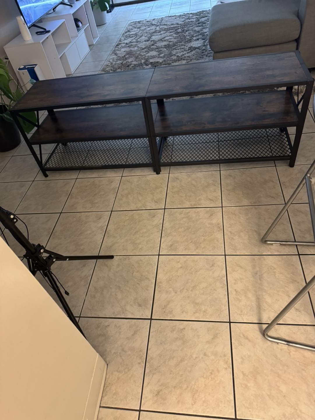 Rustic Brown TV Stand - photo 2