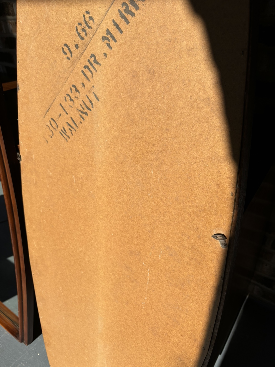 Pair of Vintage Mid Century Modern Walnut Mirrors - photo 5
