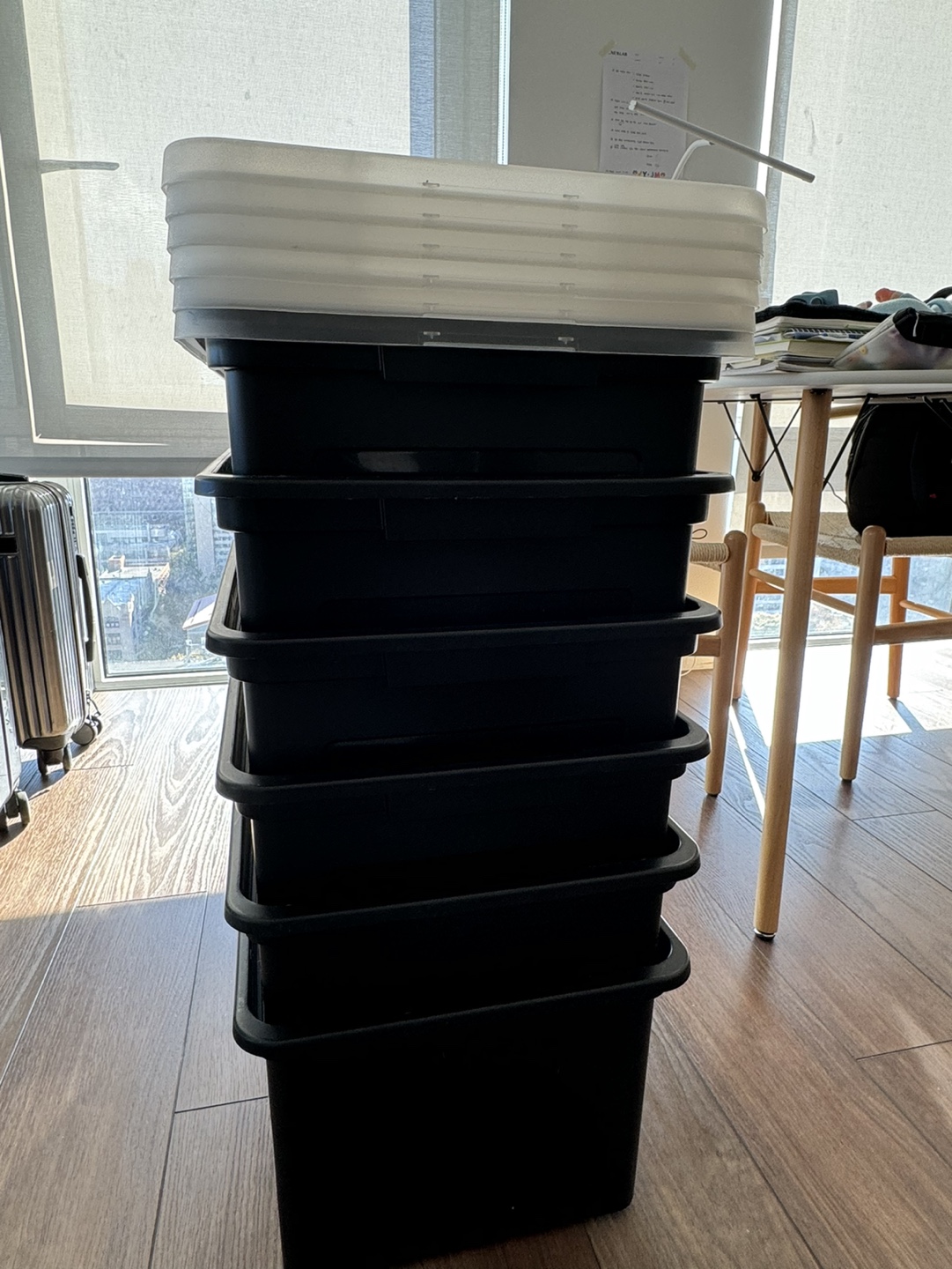 Set of 6 storage containers with lids - photo 3
