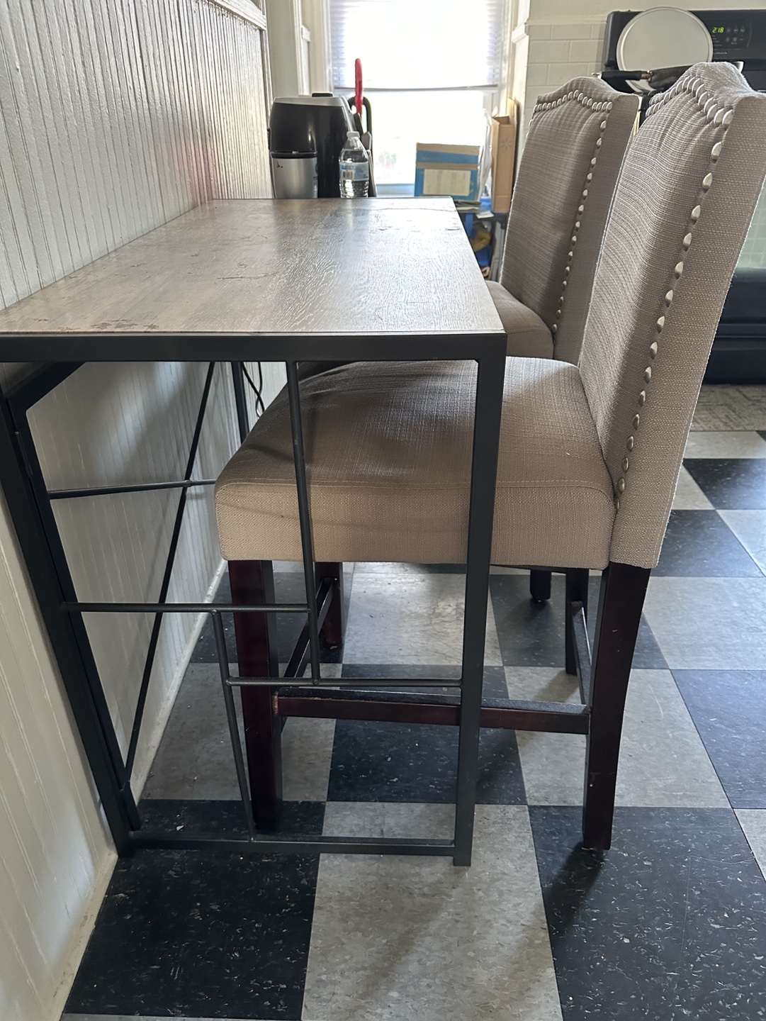 Counter Height Table and Two Stools