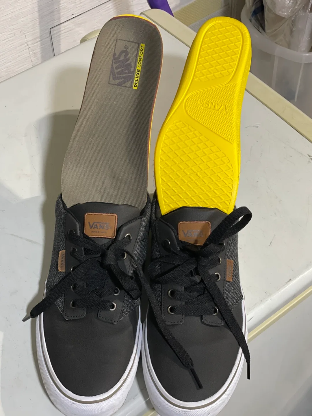 Vans Grey & Black Sneakers image indicator(3)