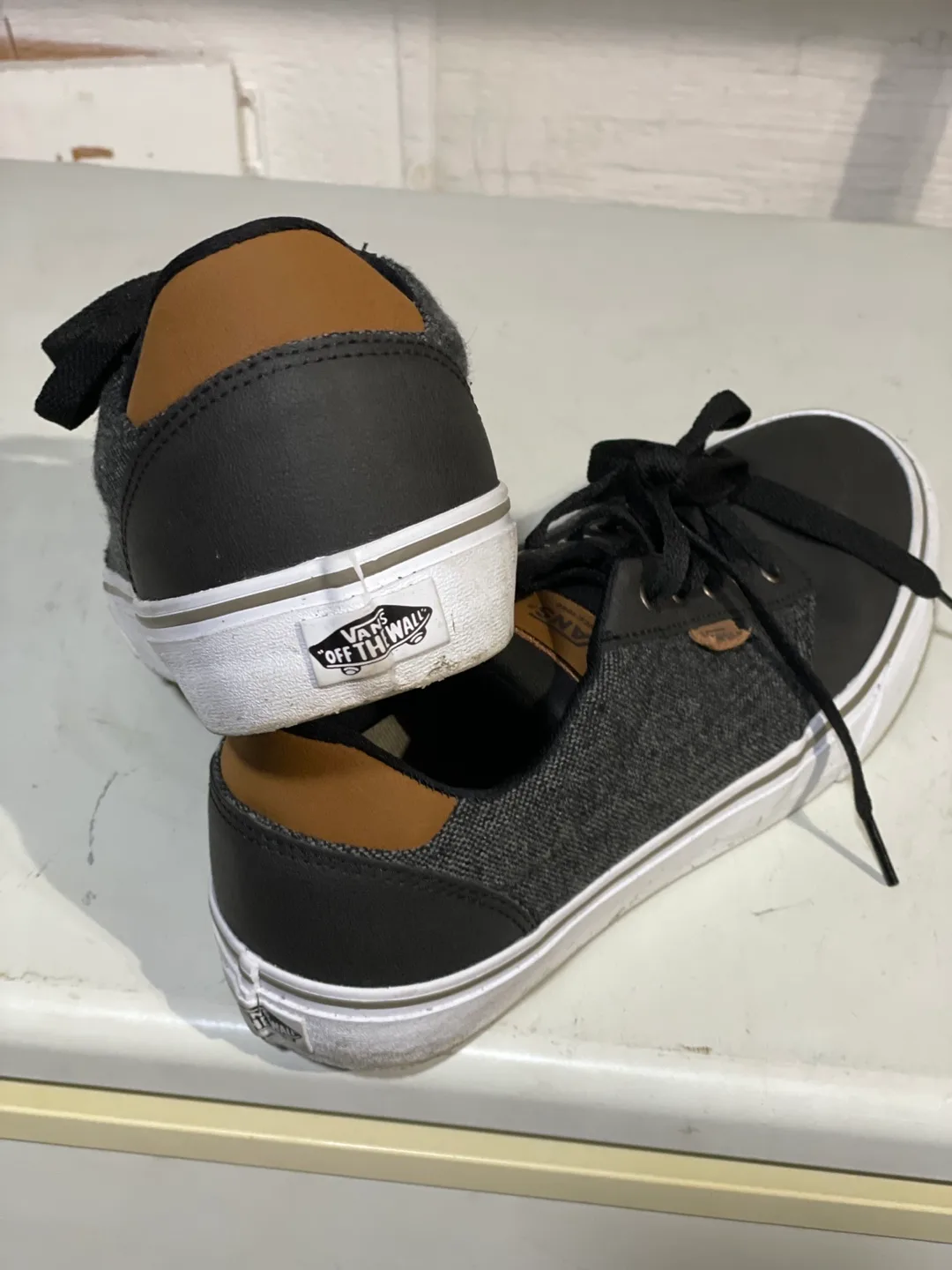 Vans Grey & Black Sneakers image indicator(5)