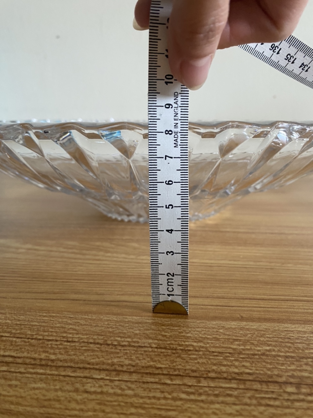 BOTH: Large Crystal Serving Bowl and Plater - photo 4