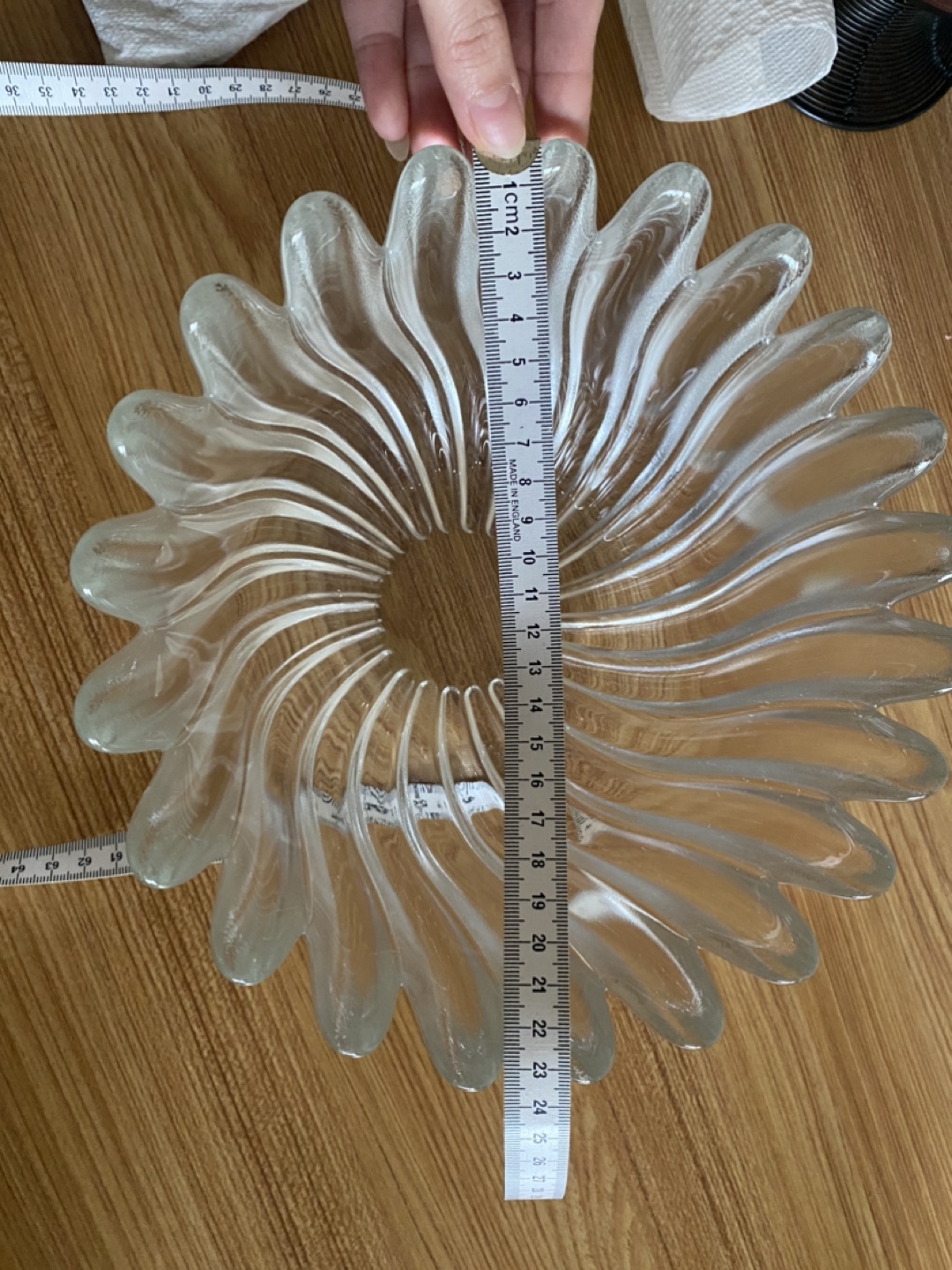 BOTH: Large Crystal Serving Bowl and Plater
