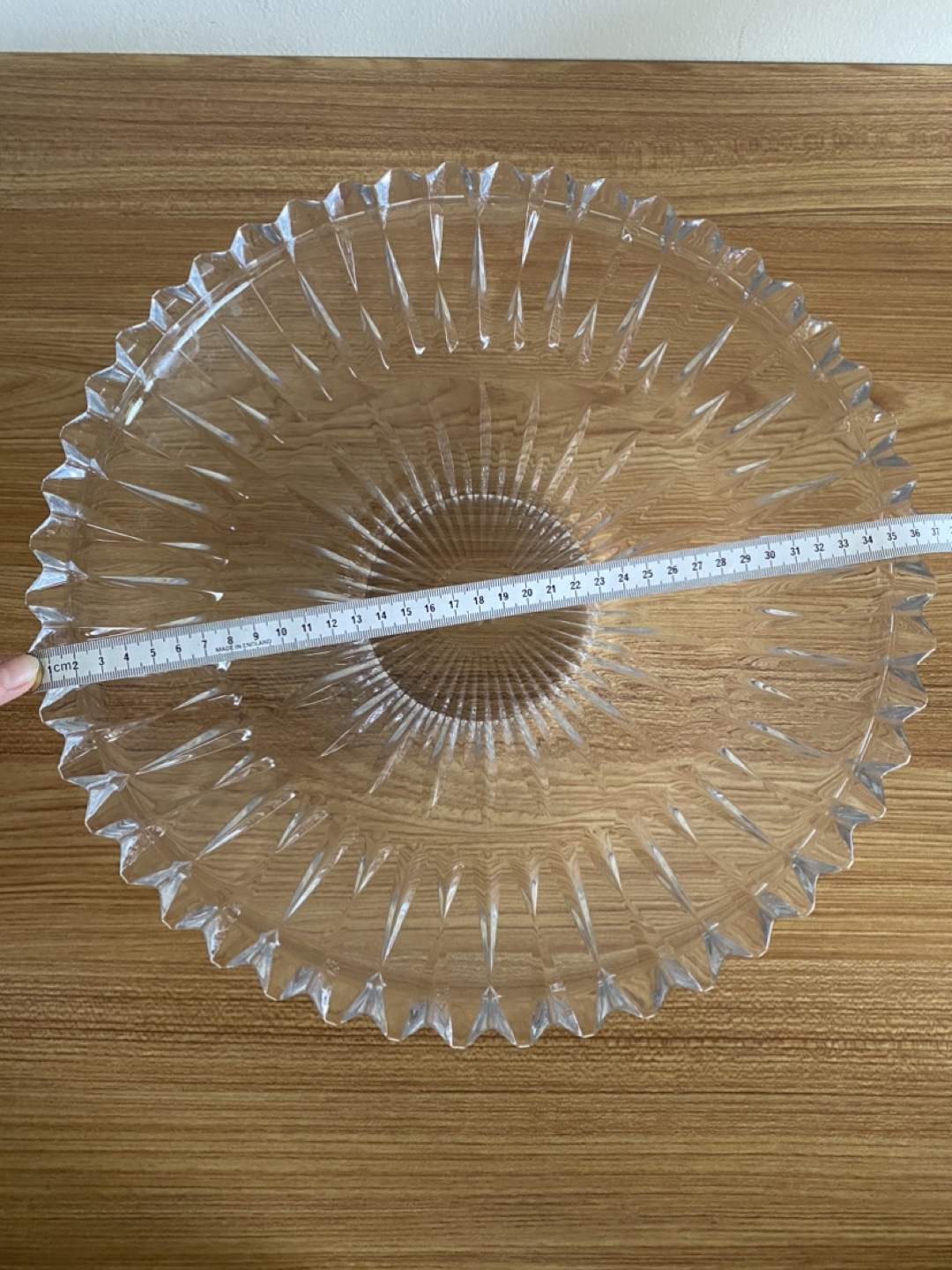 BOTH: Large Crystal Serving Bowl and Plater - photo 3