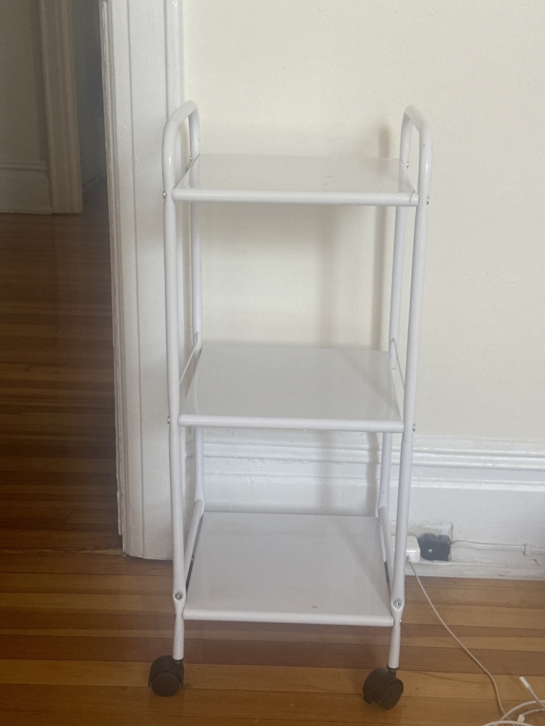 White Rolling Cart - photo 2
