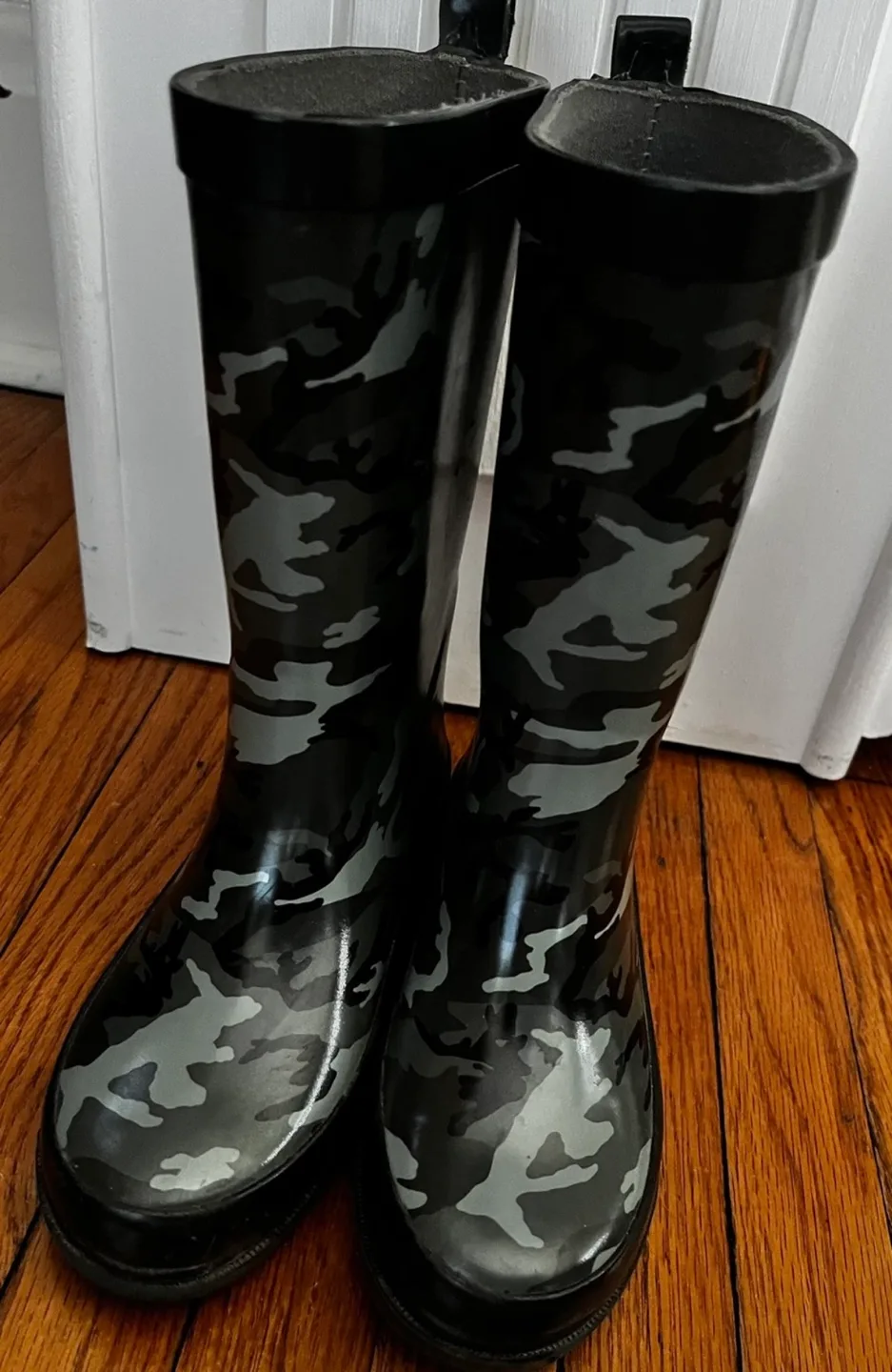 Outbound Kids Waterproof Camo Rubber Rain Boots, Size 11 image indicator(4)