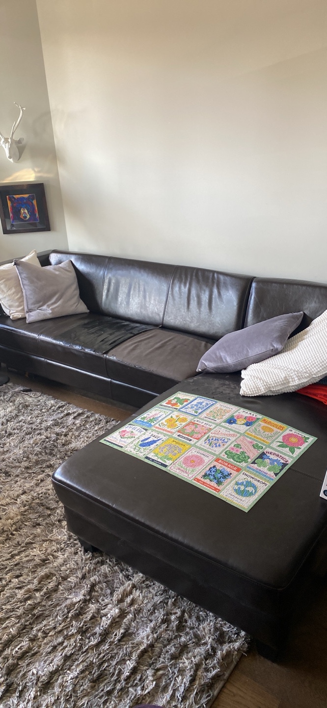 Free Leather Sectional Sofa