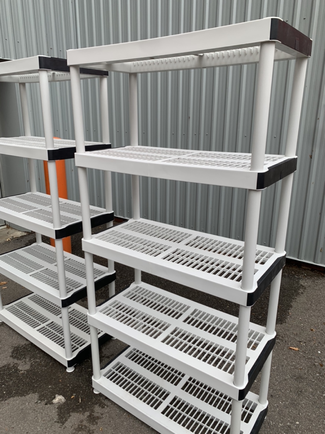 2x 5-Shelf Storage Units - photo 3