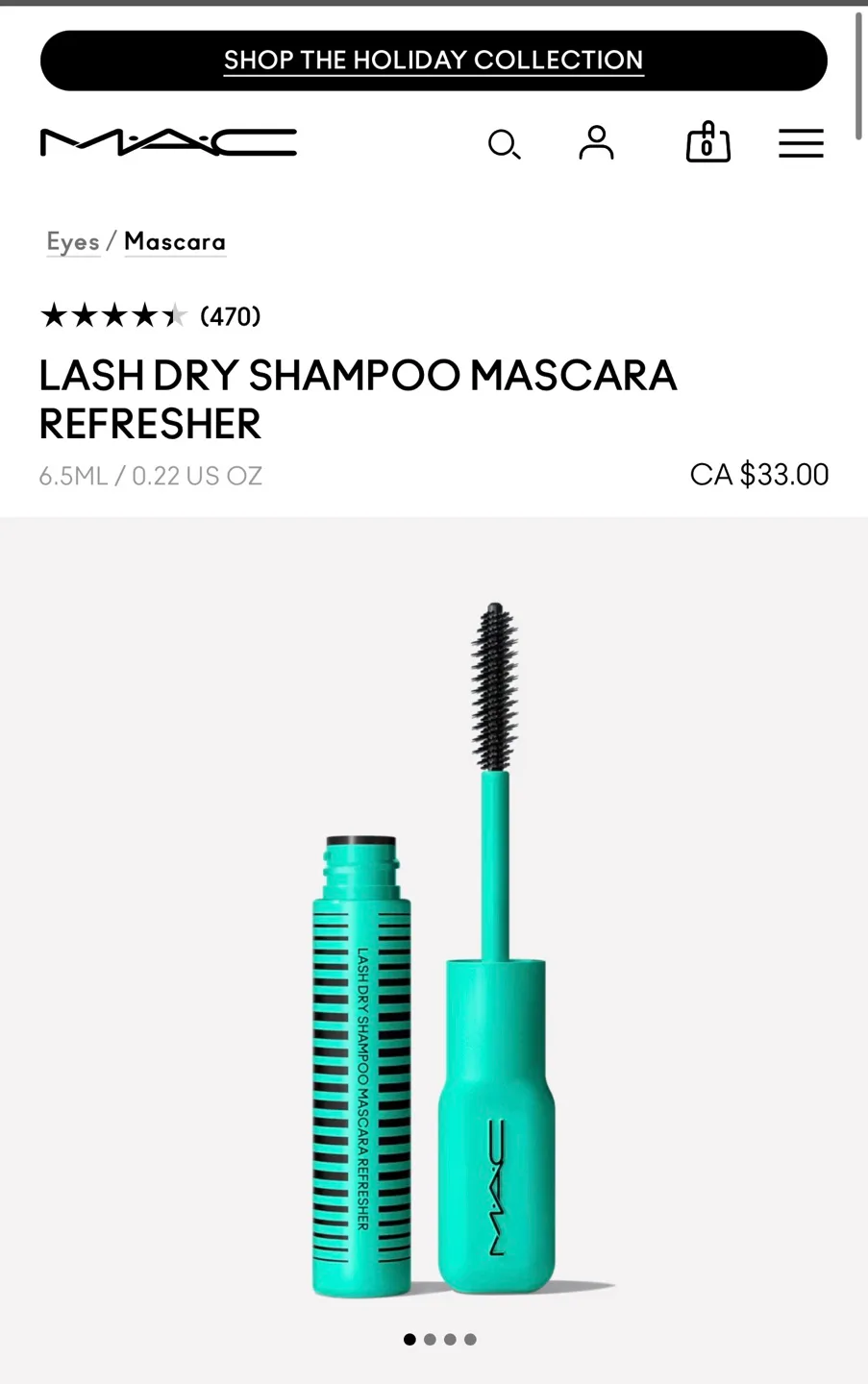 MAC Lash Dry Shampoo Mascara Refresher image indicator(2)