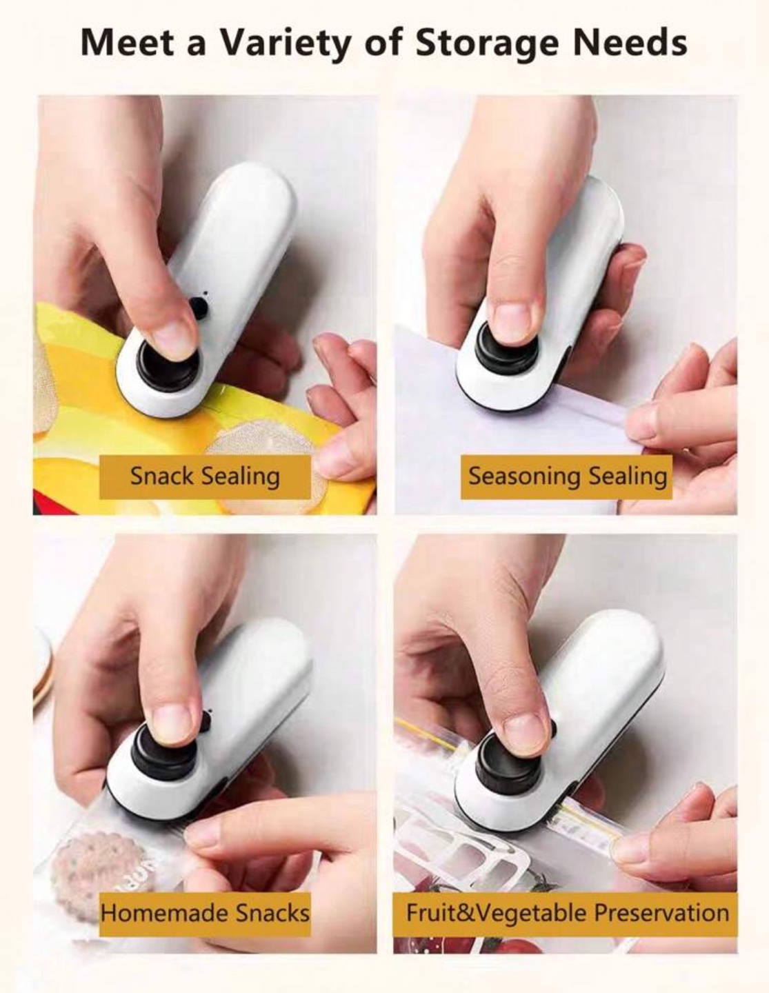 Mini Bag Sealer with Cutter - photo 4