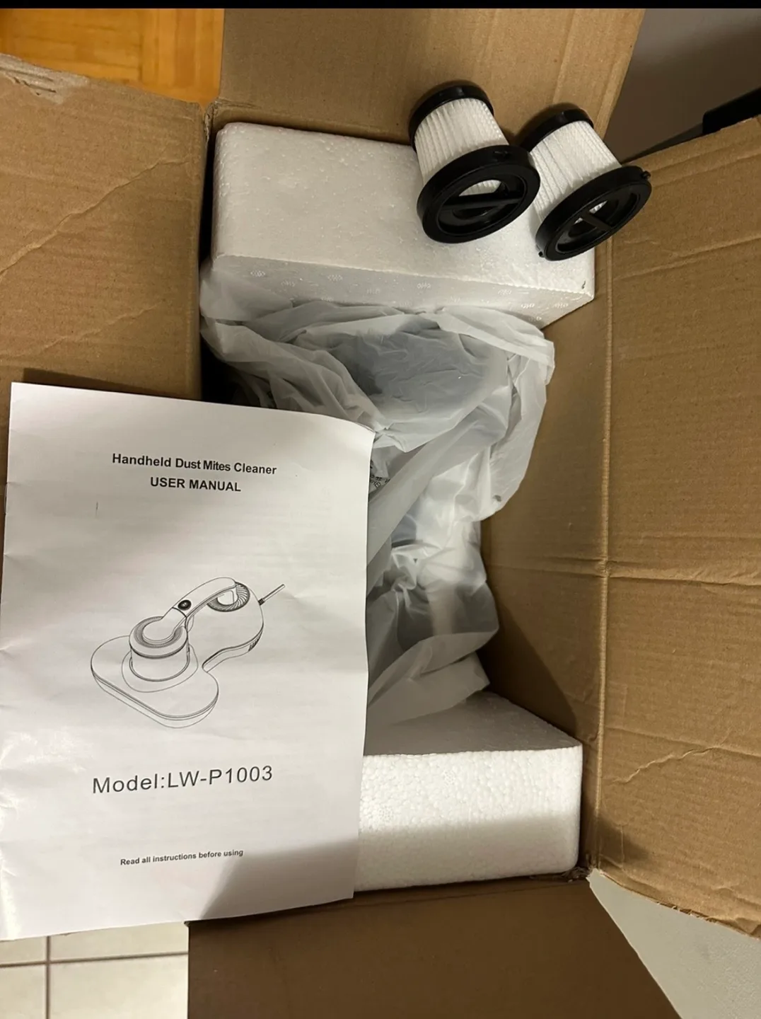 GERMAN Technology Handheld Dust Mites Cleaner Vacuum image indicator(5)