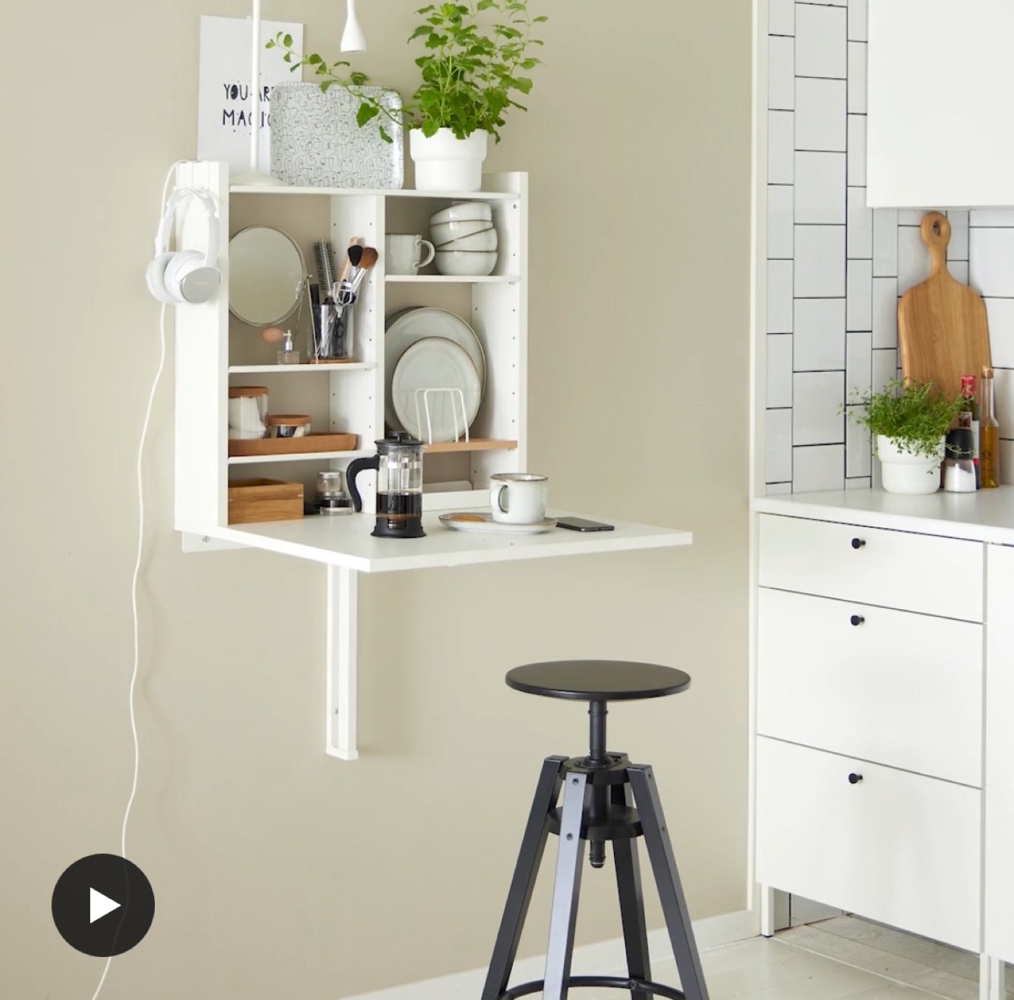 (BRAND NEW, SEALED IN BOX) IKEA NORBERG Wall Mounted Desk - photo 2
