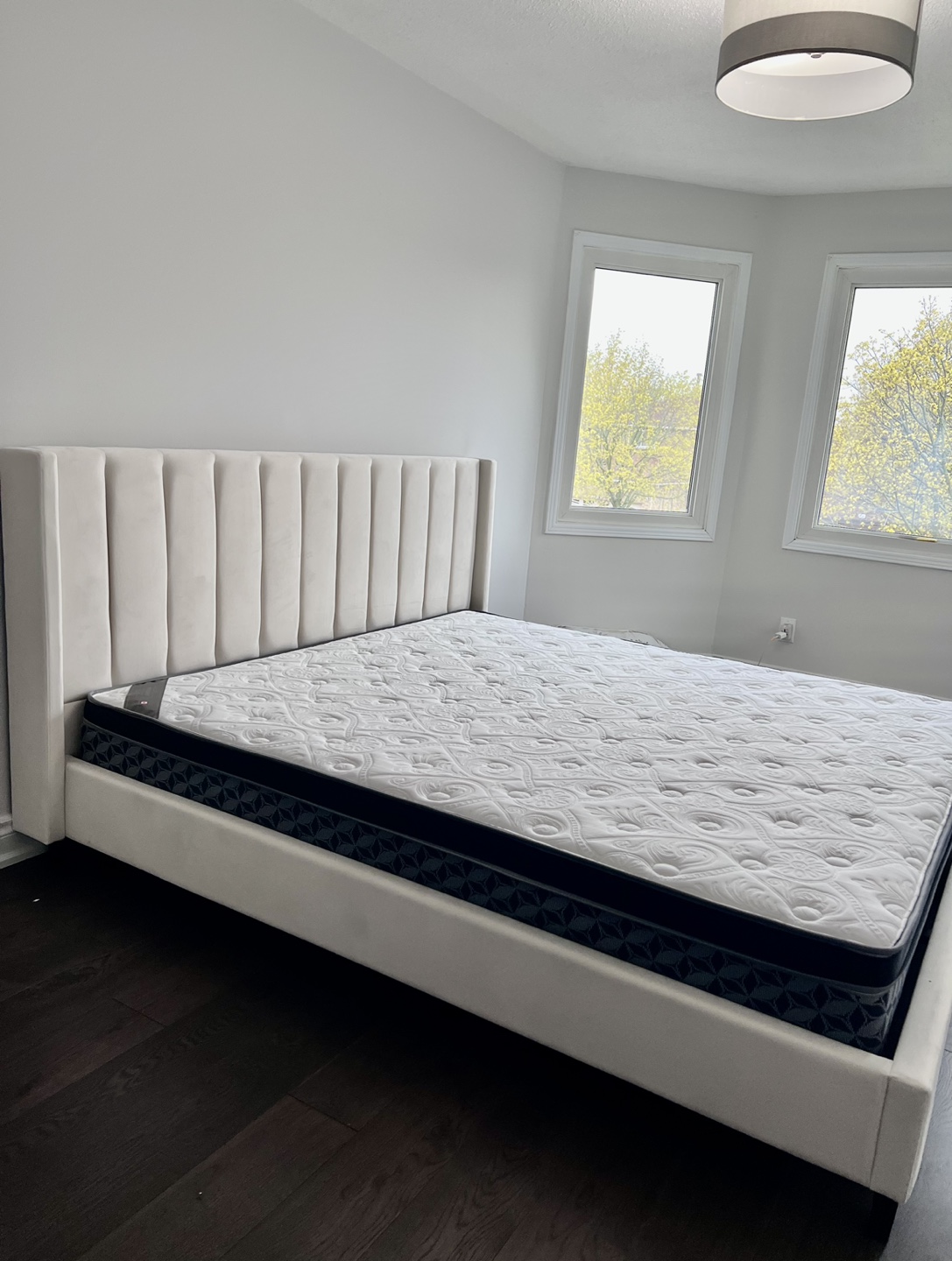 Bed frame and mattress