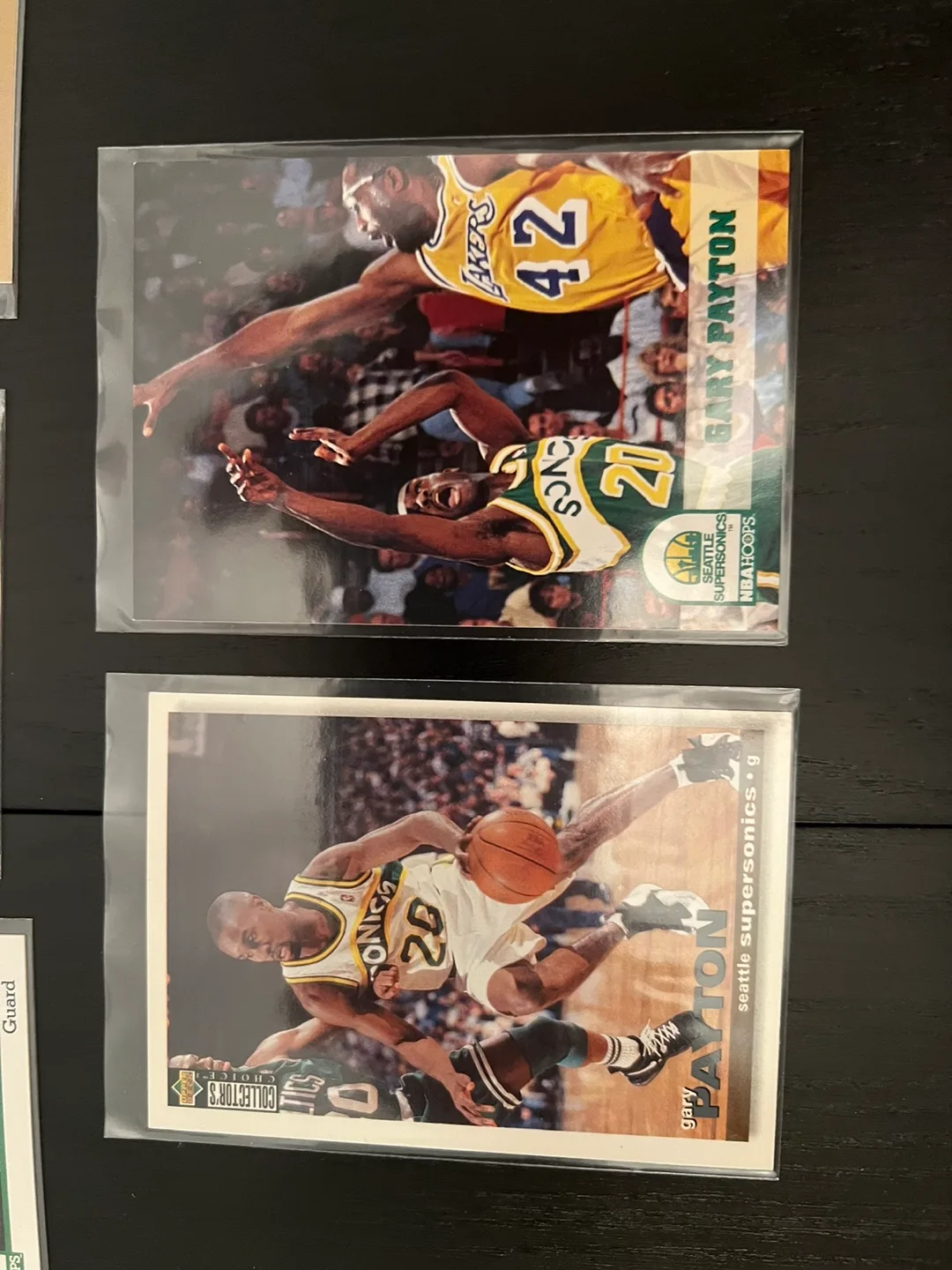 Gary Payton Basketball Card Lot (3 Rookies) image indicator(2)