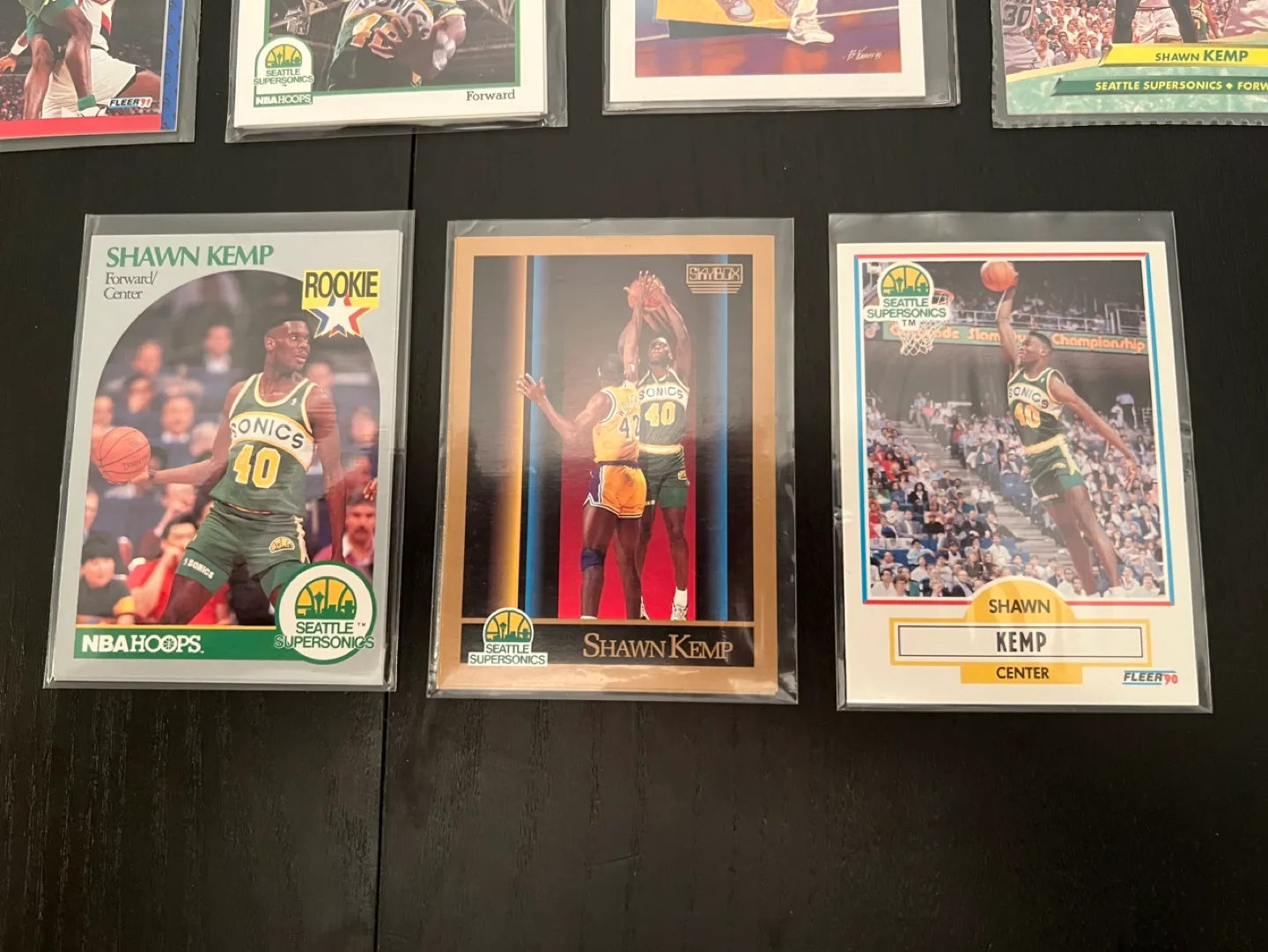 Shawn Kemp Basketball Card Lot (3 Rookies) image indicator(2)