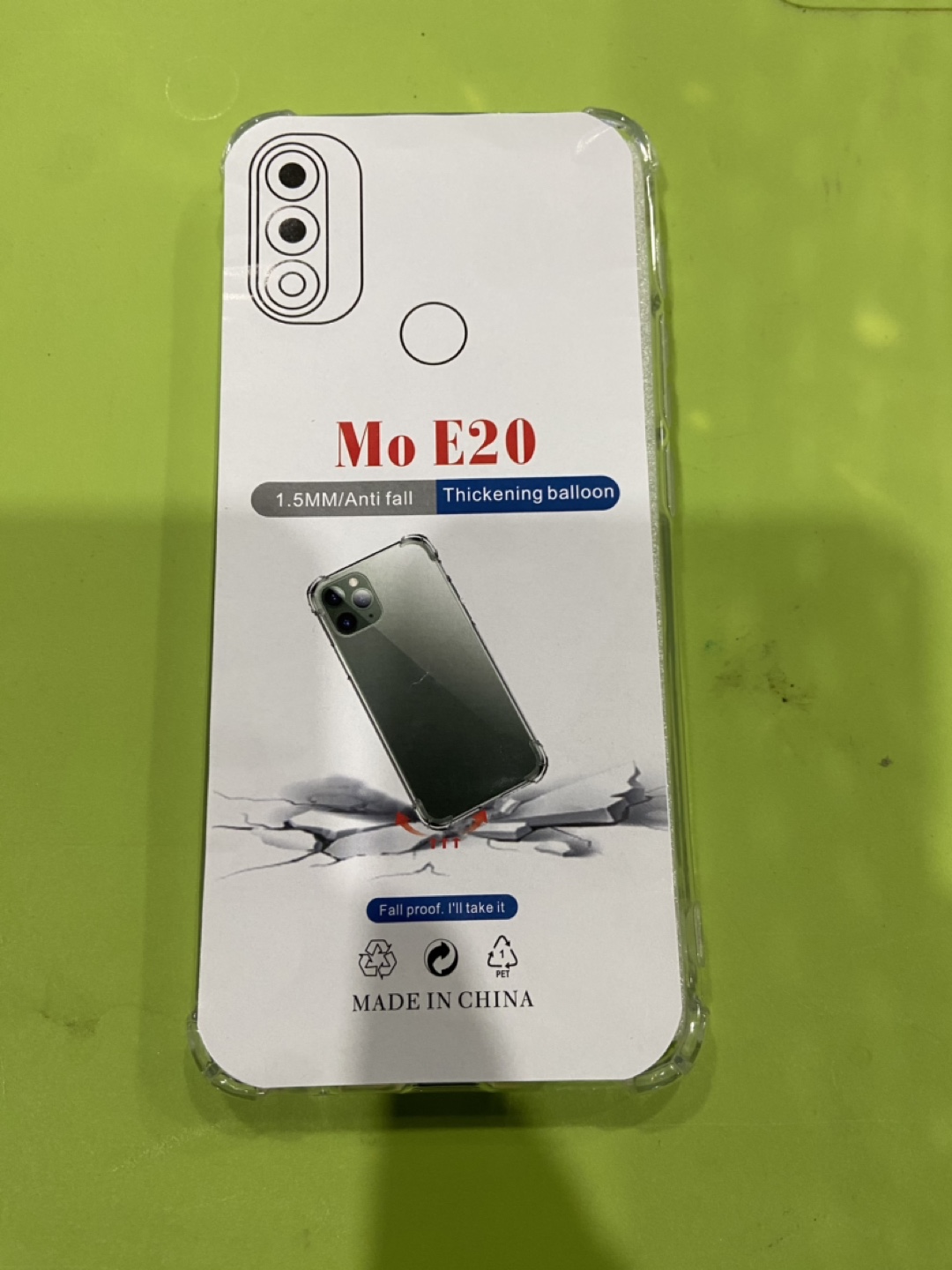 Clear Phone Case for Mo E20
