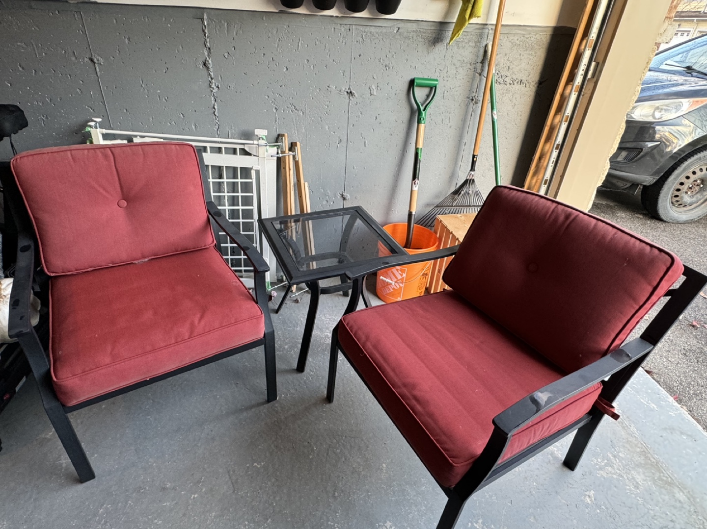 Patio Chairs with Table