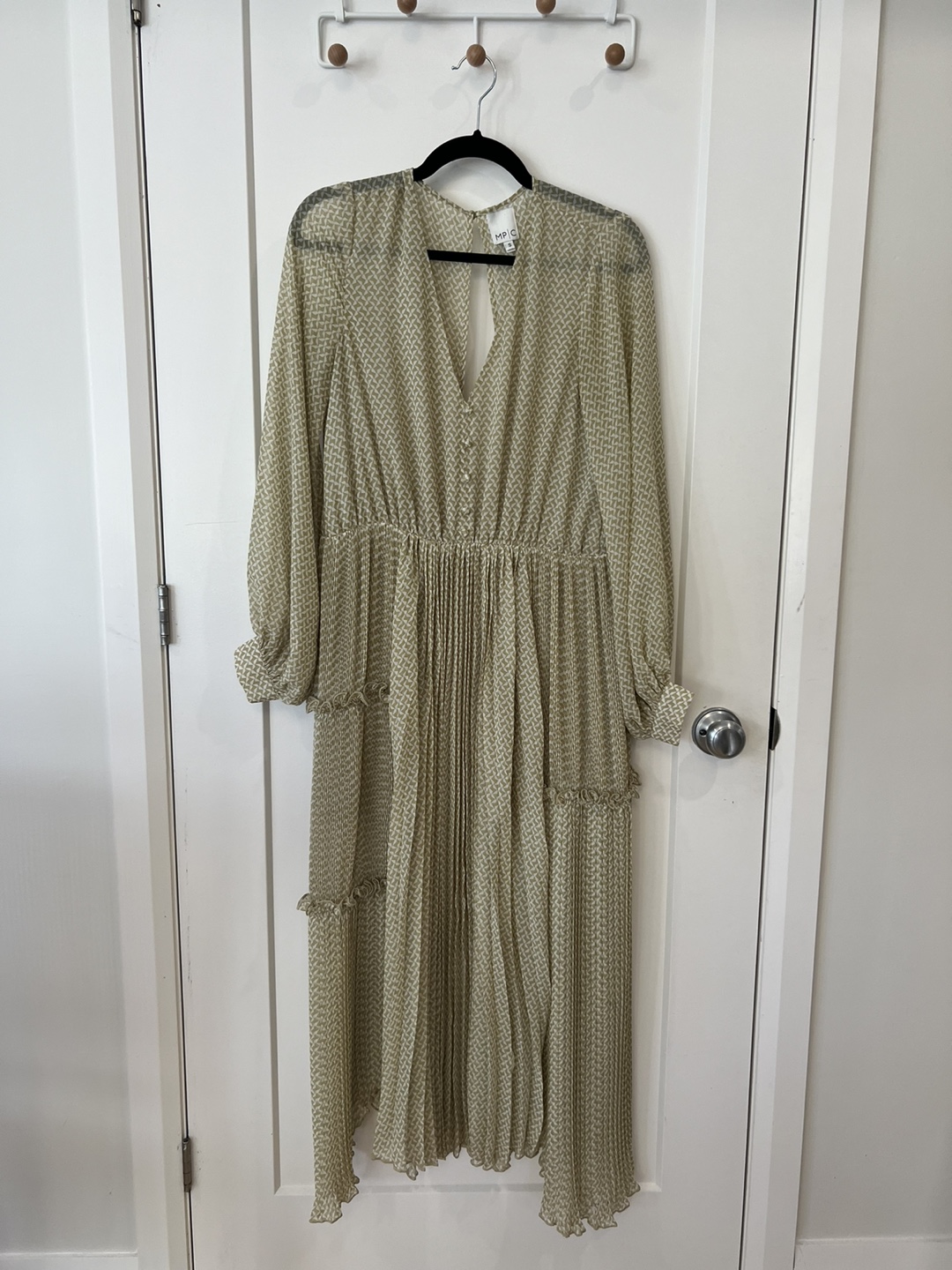 Green Floral Midi Dress - photo 2
