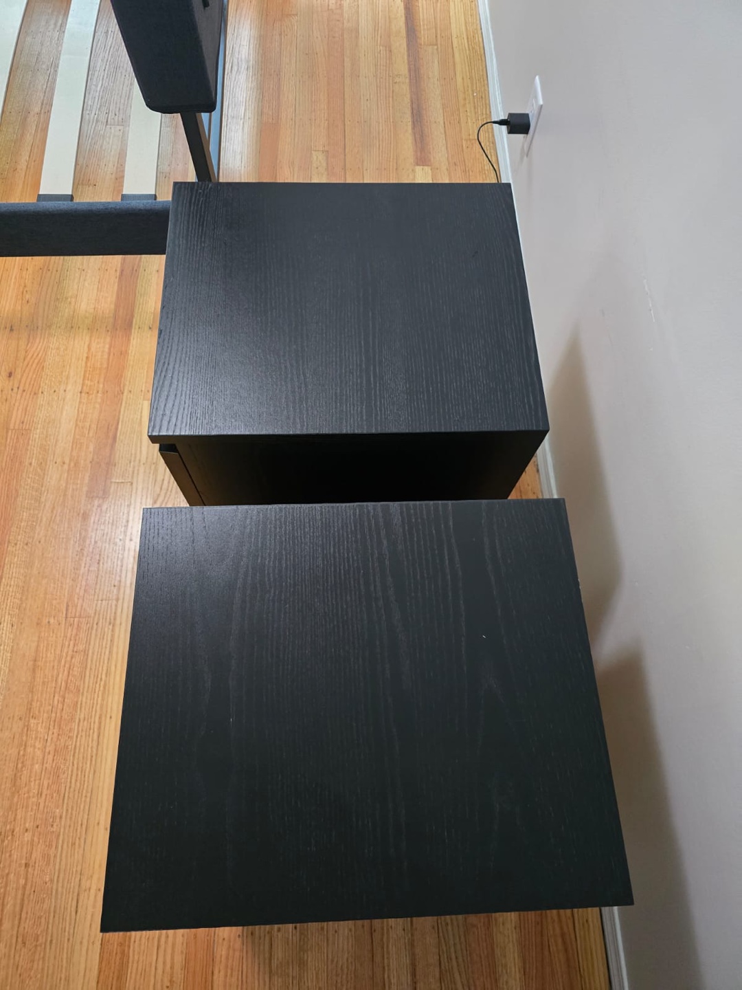 IKEA  2-Drawer Nightstands - Black - photo 3