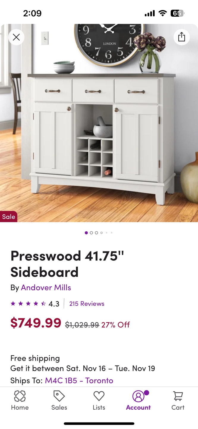 White Sideboard with Stainless Steel Top - photo 4