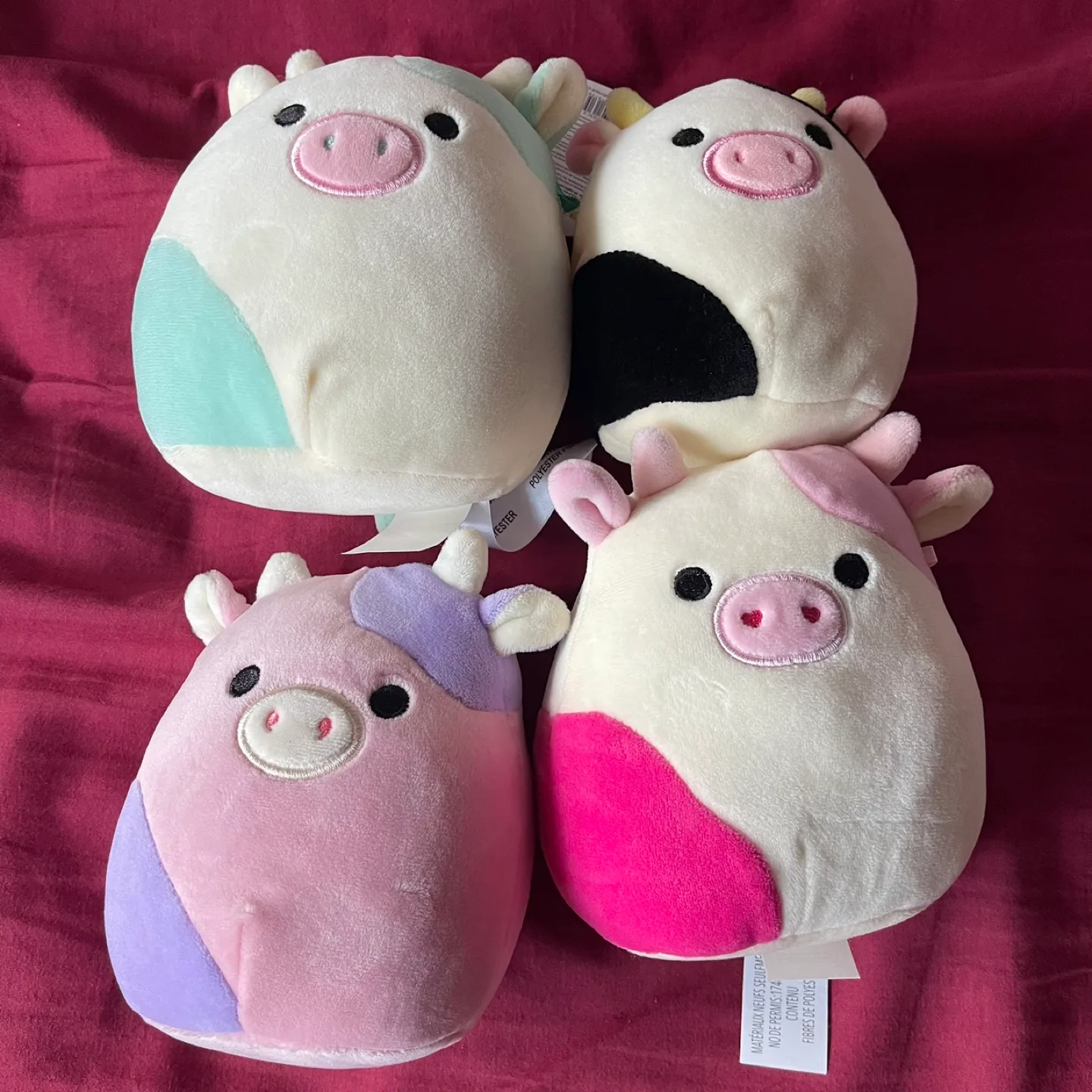 4”-5” Squishmallow Cow Plush Set thumbnail