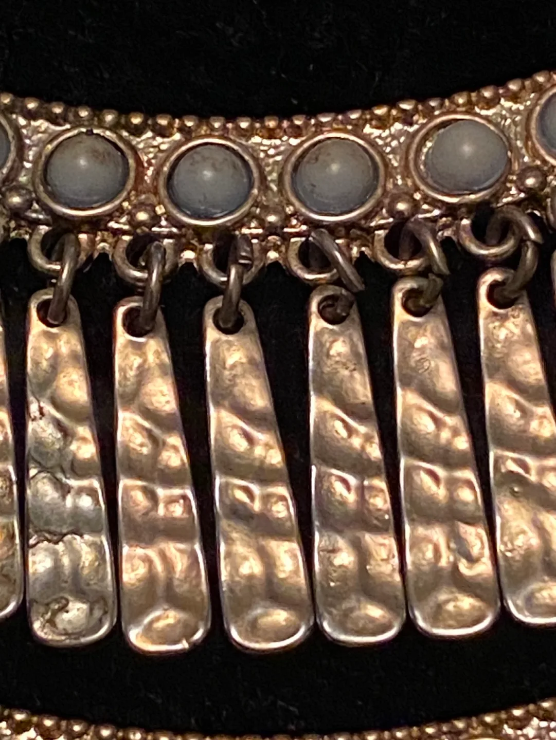 Vintage Brass Tassel Necklace image indicator(3)