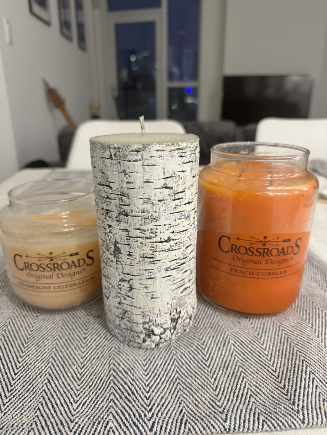 Crossroads Candles - Birch Bark & Peach Cobbler
