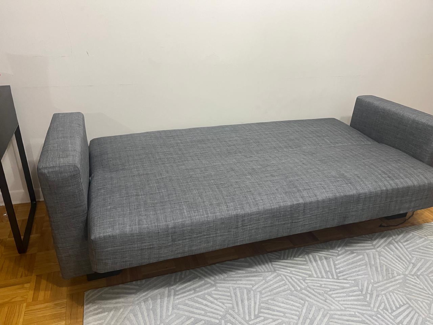 Grey Futon Sofa Bed - photo 3