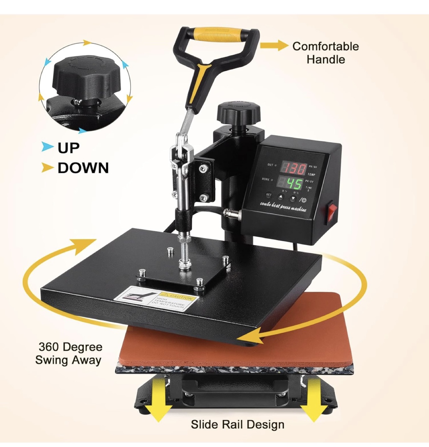 12x10 Inch Heat Press Machine - photo 2