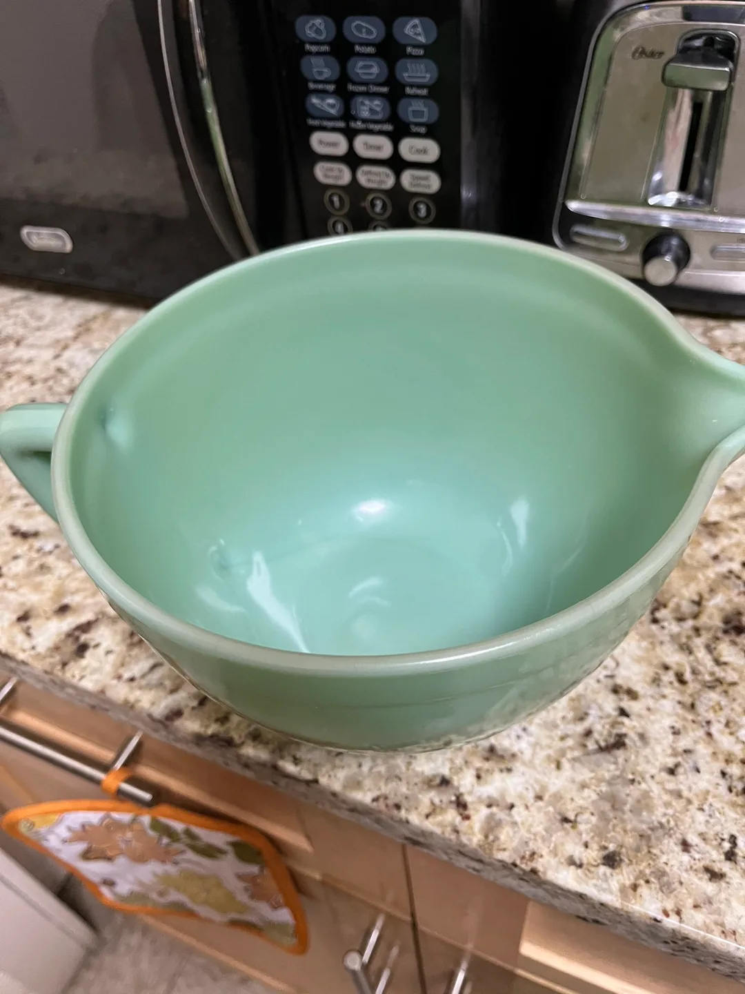 Vintage Pyrex Mixing Bowl with Handle image indicator(2)