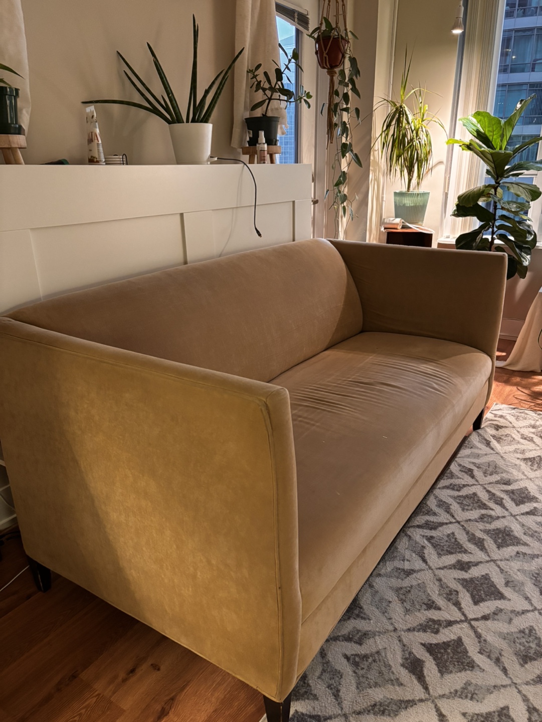 Beige / coffee Sofa #freecycle - photo 2