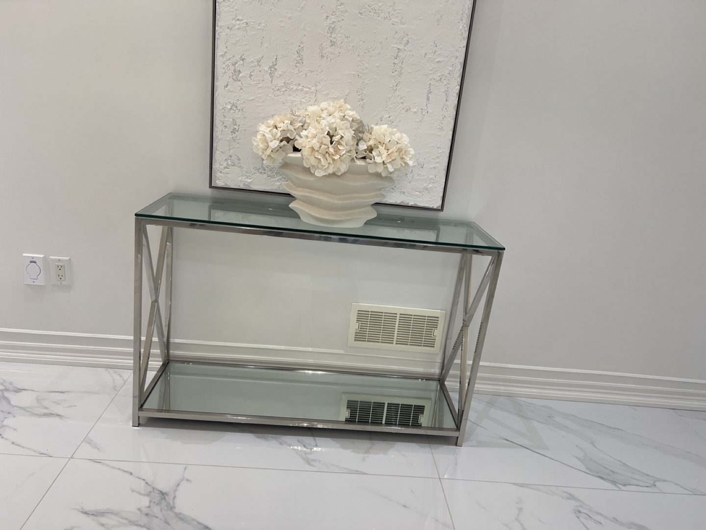 Glass Console Table
