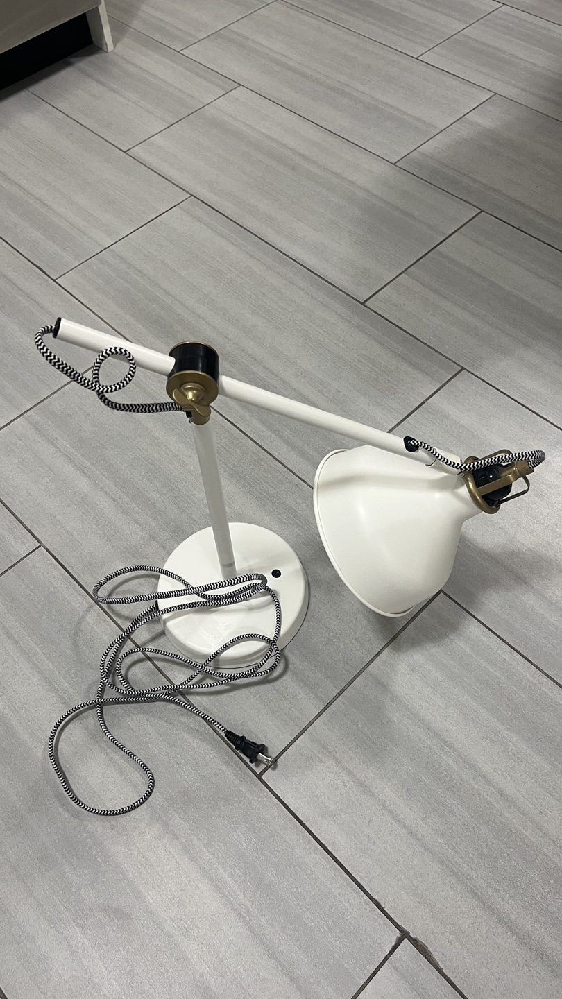 White Desk Lamp