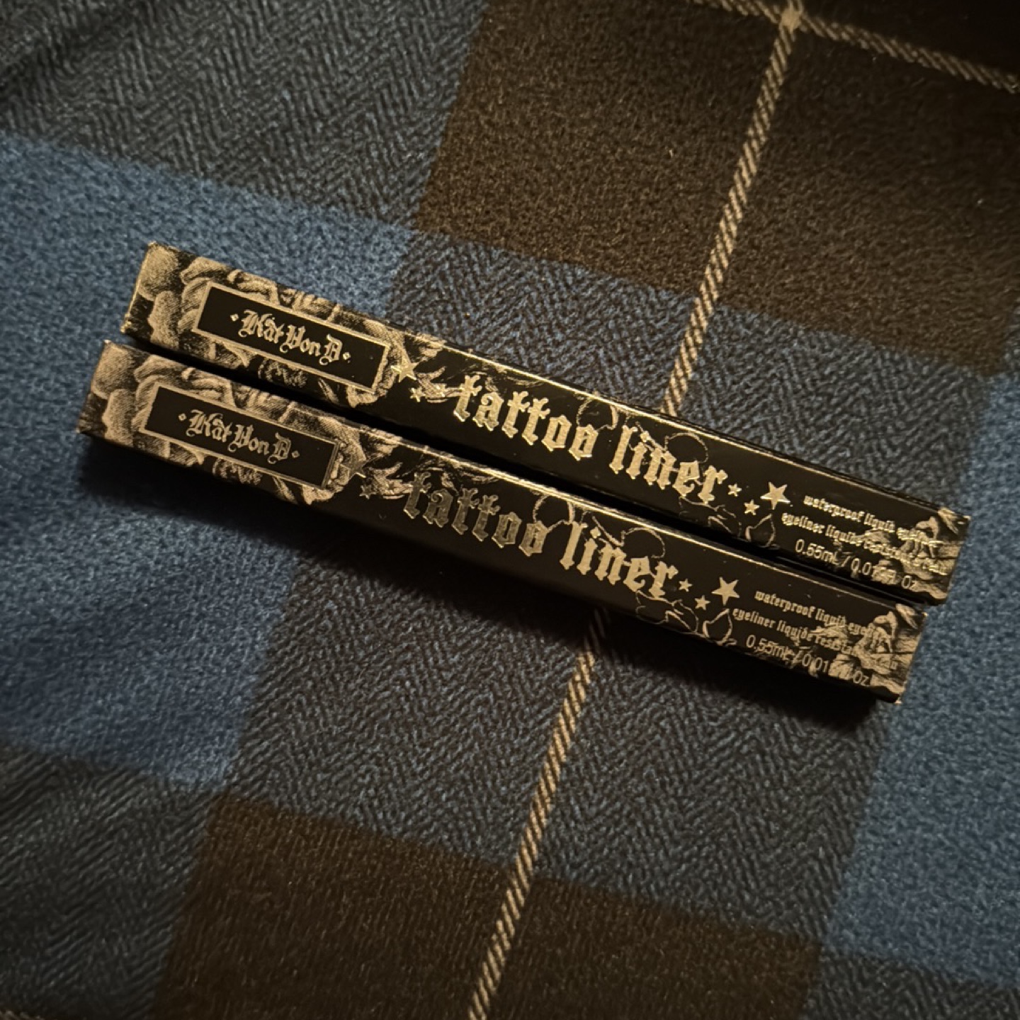 SET OF 2 - Kat Von D Tattoo Liner - Trooper Black