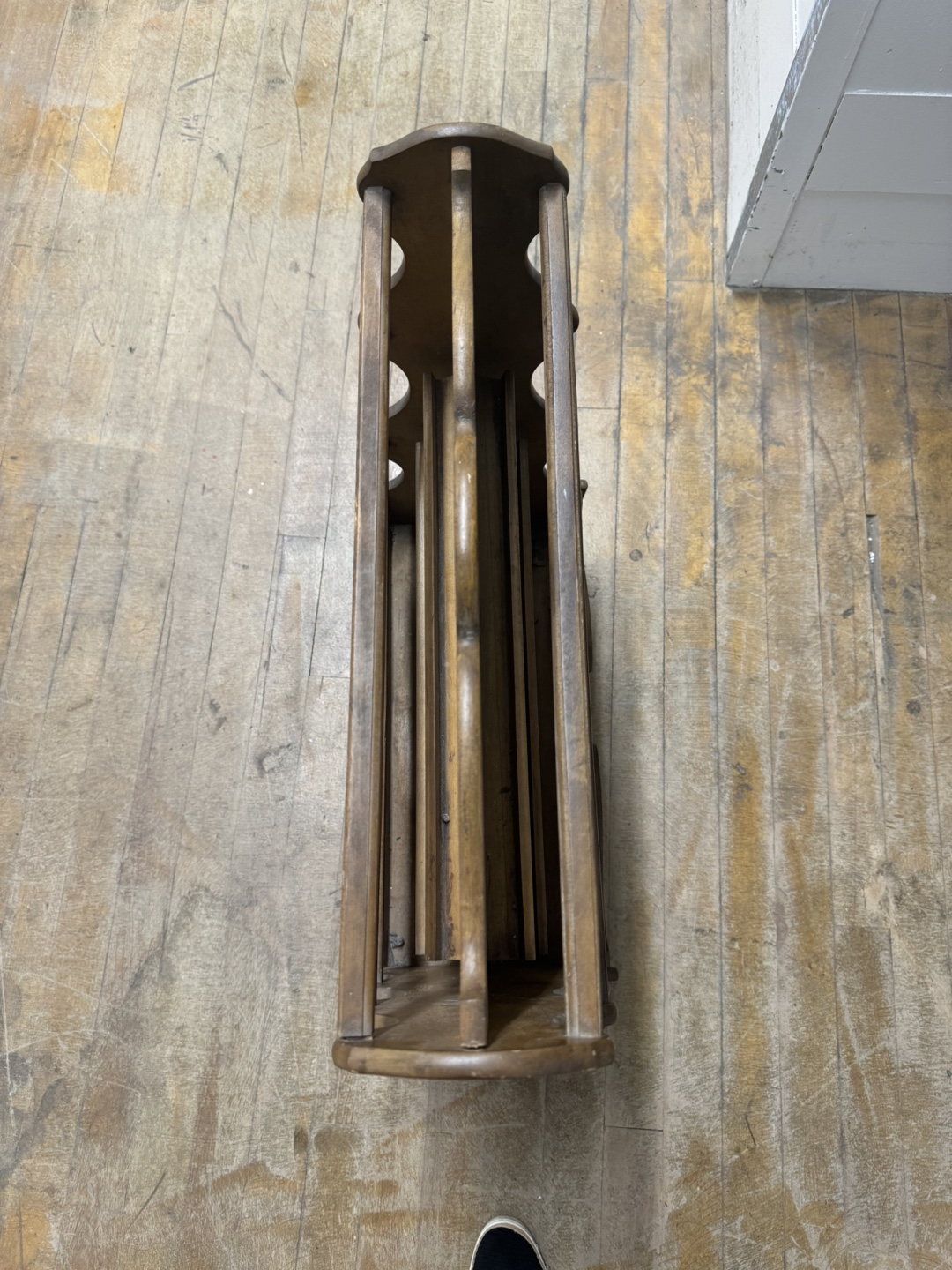 Antique Walnut Magazine Rack - photo 4