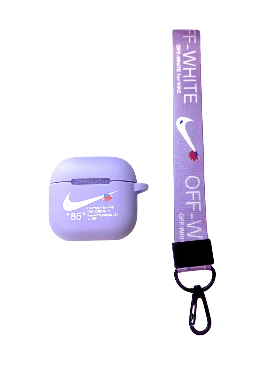 AirPods Generation 4 off- White Cover Case with Lanyard Shoe - photo 2