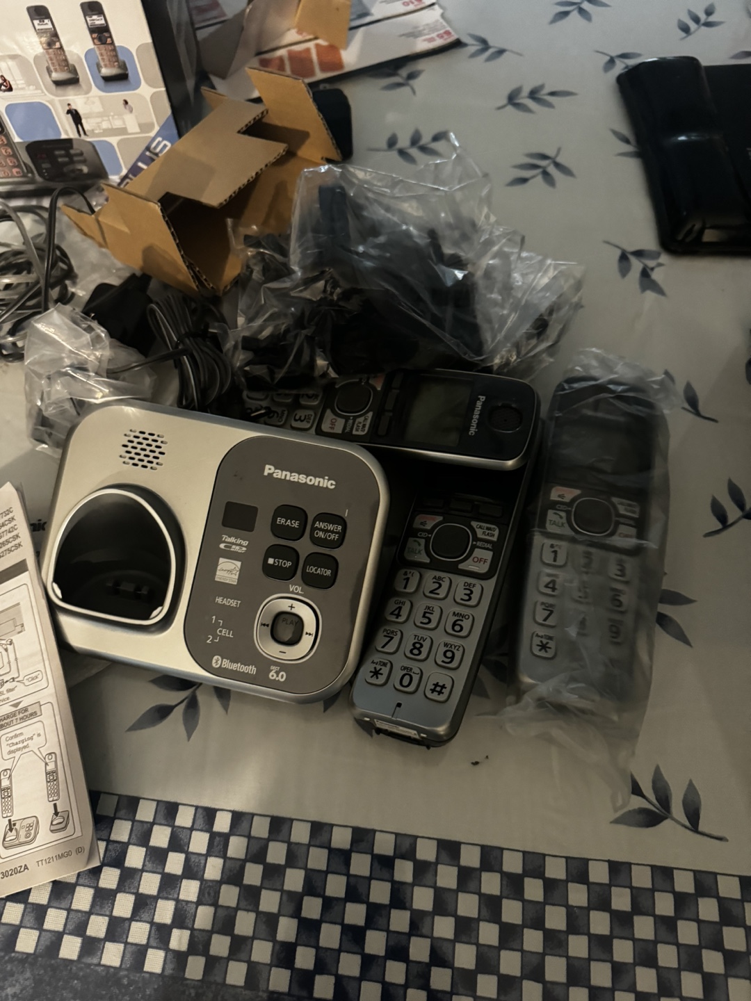 Panasonic wireless home phone with Bluetooth - photo 4