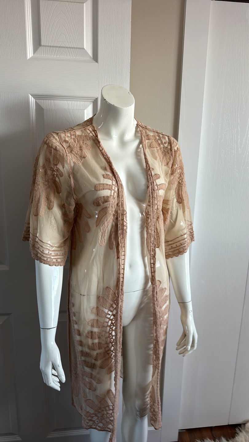 Rebellion Embroidered Kimono Duster - photo 2