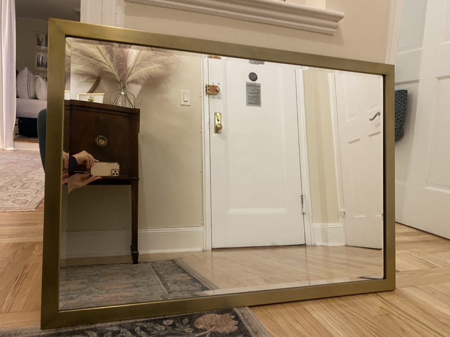 Pottery Barn Gold Mirror