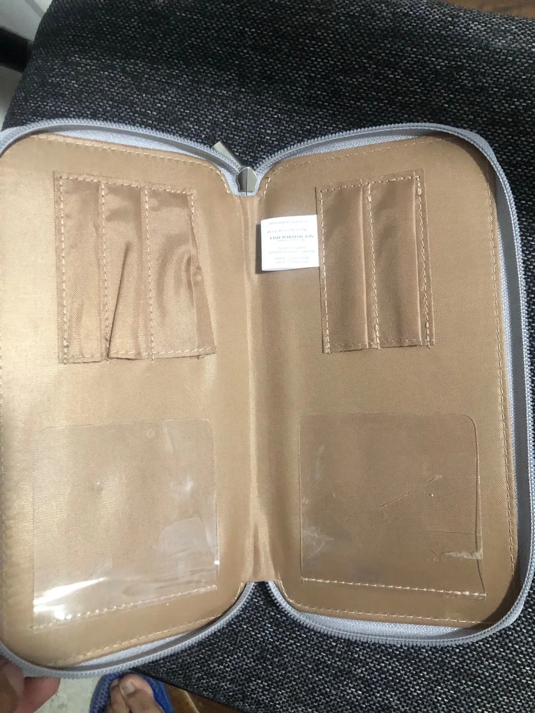 Rose Gold Zippered Clutch image indicator(2)