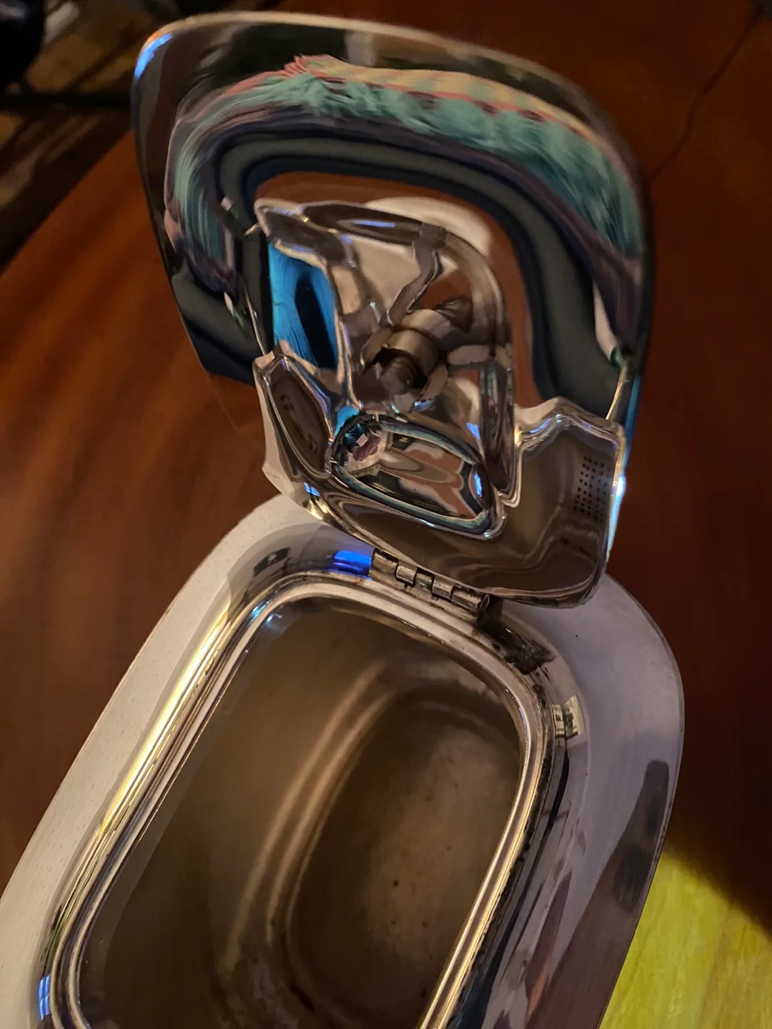 Art Deco Silver Teapot with Wood Handle image indicator(7)