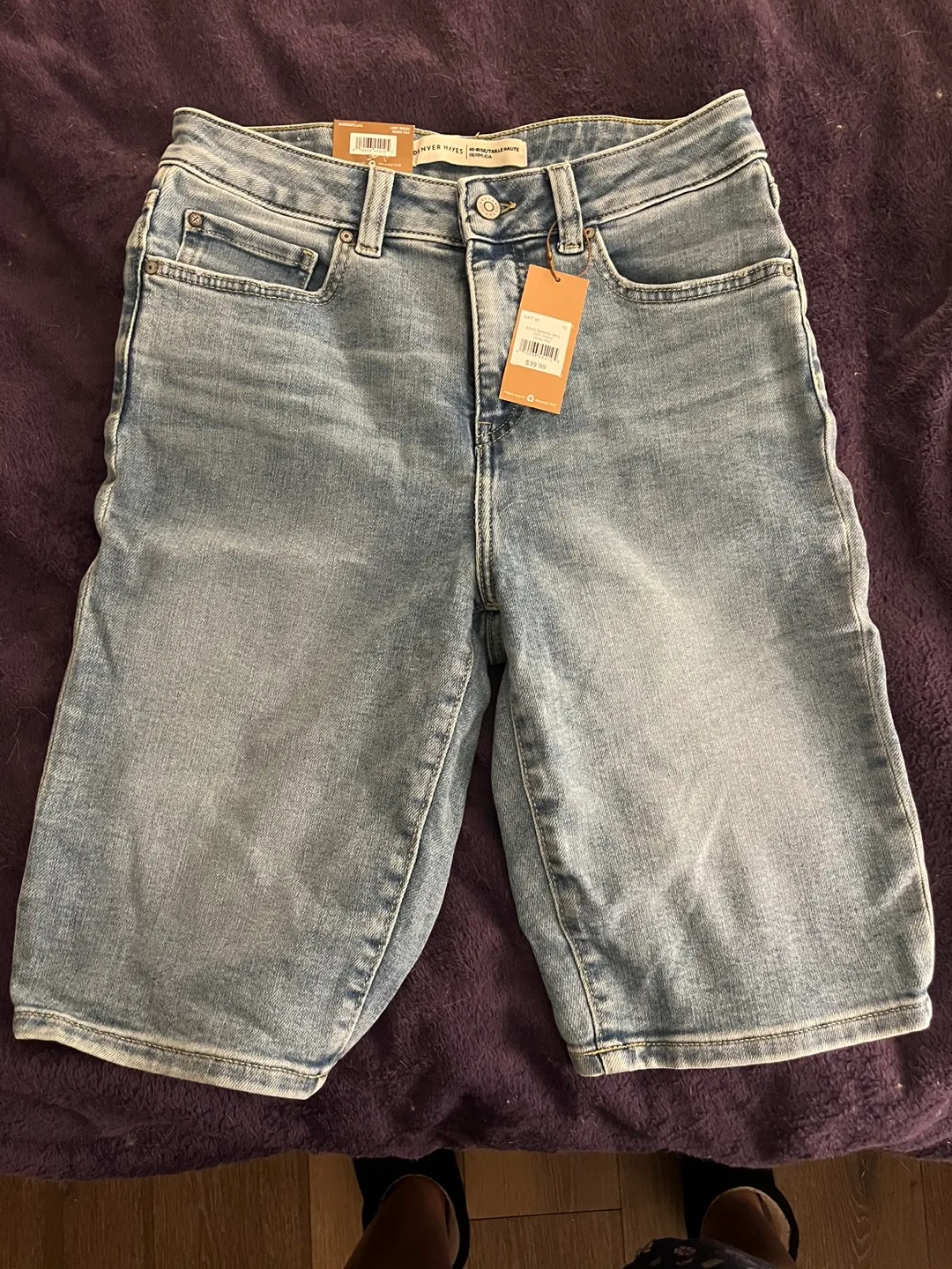 Denver Hayes Hi-Rise Bermuda Shorts size 10 thumbnail