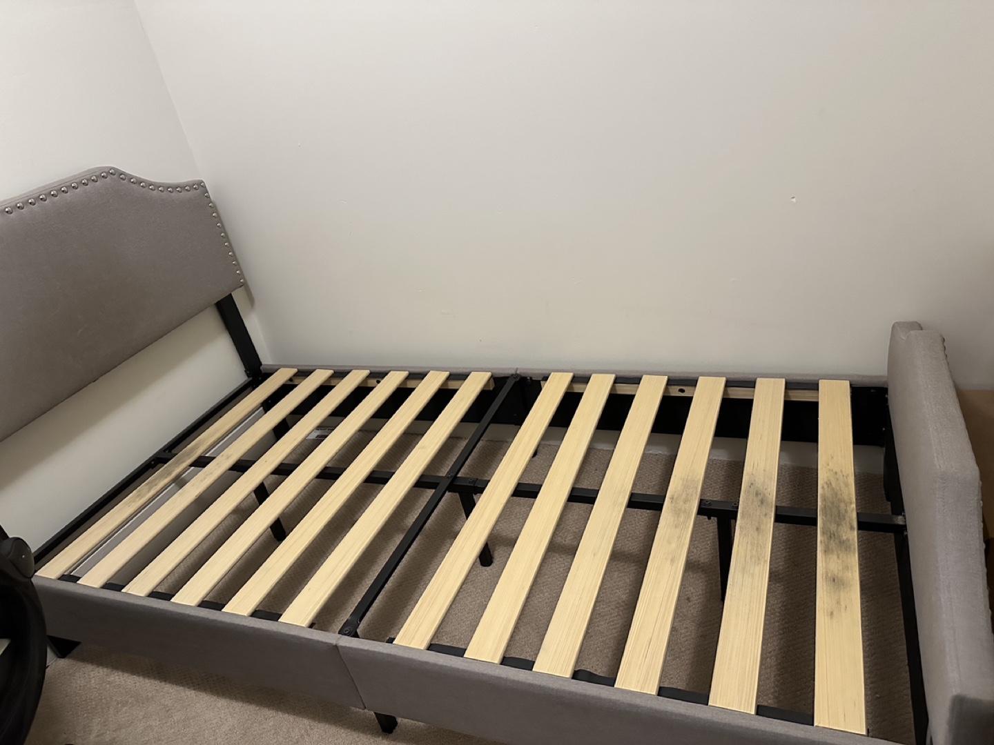 Twin Upholstered Bed Frame