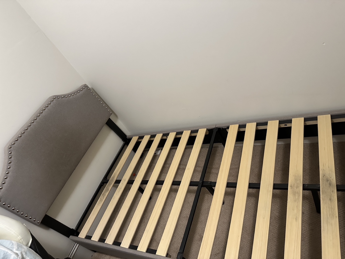 Twin Upholstered Bed Frame - photo 2