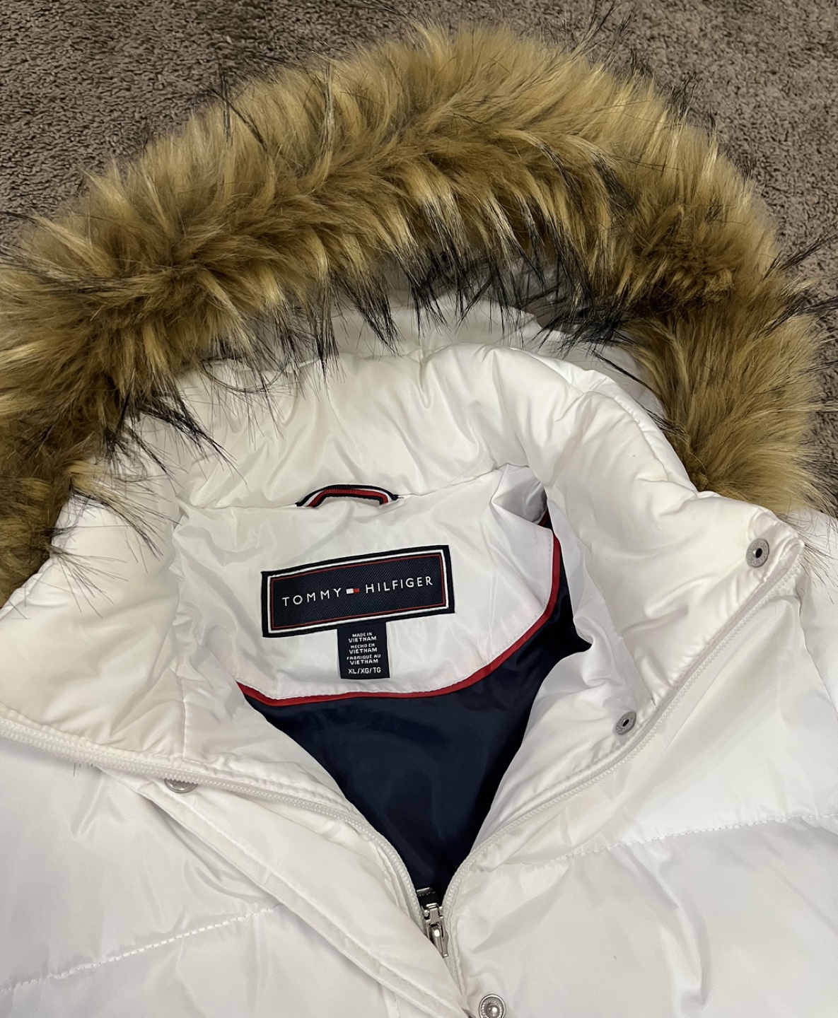 Tommy Hilfiger White Puffer Jacket - photo 3