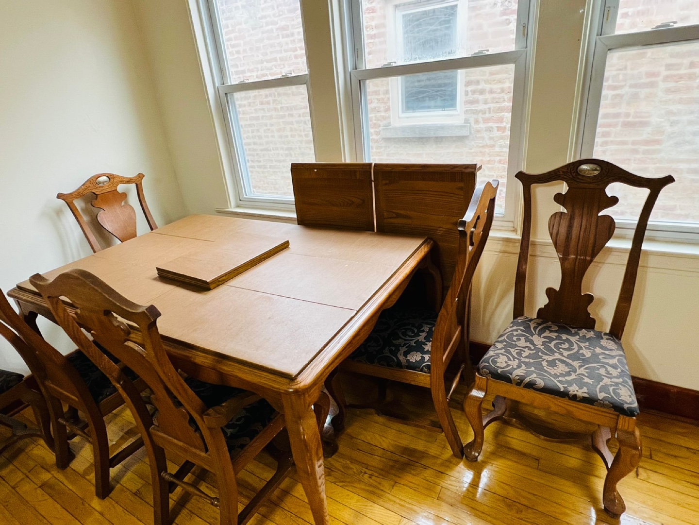 Wood Dining Table & Chairs - photo 2
