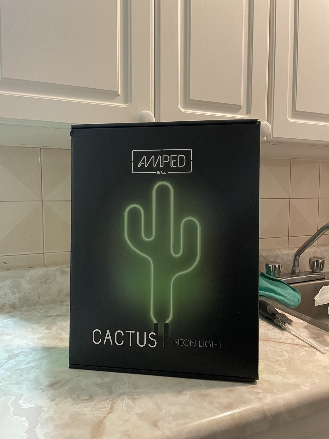 AMPED & CO Cactus Neon Light mood light